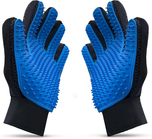 Pet Hair Removal Glove – Grooming Gloves for Dogs & Cats