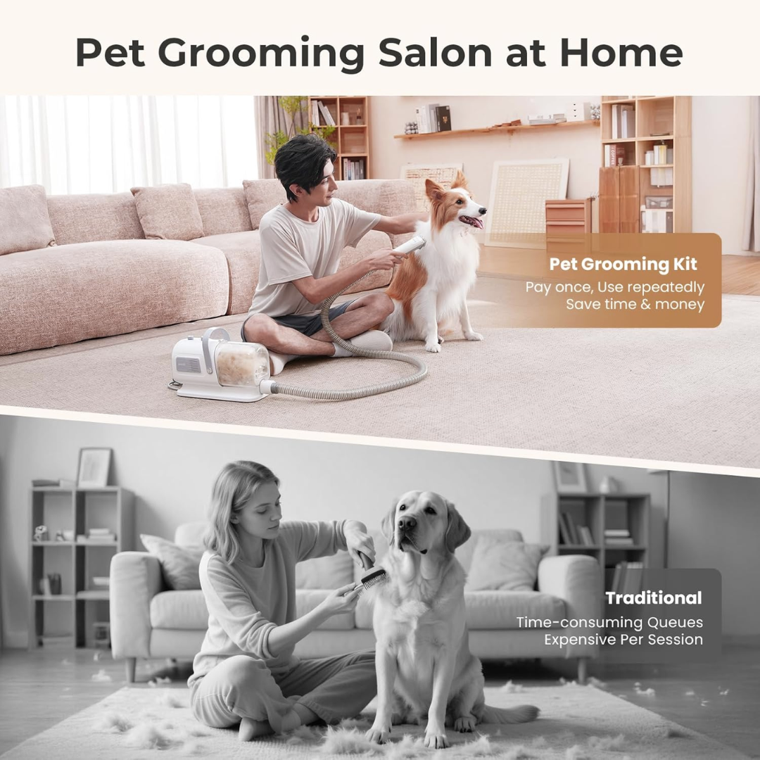 Pet Grooming Vacuum Kit