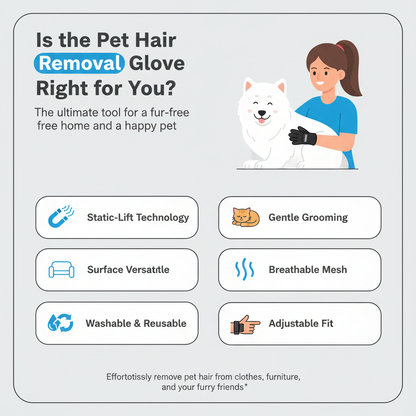 Pet Hair Removal Glove